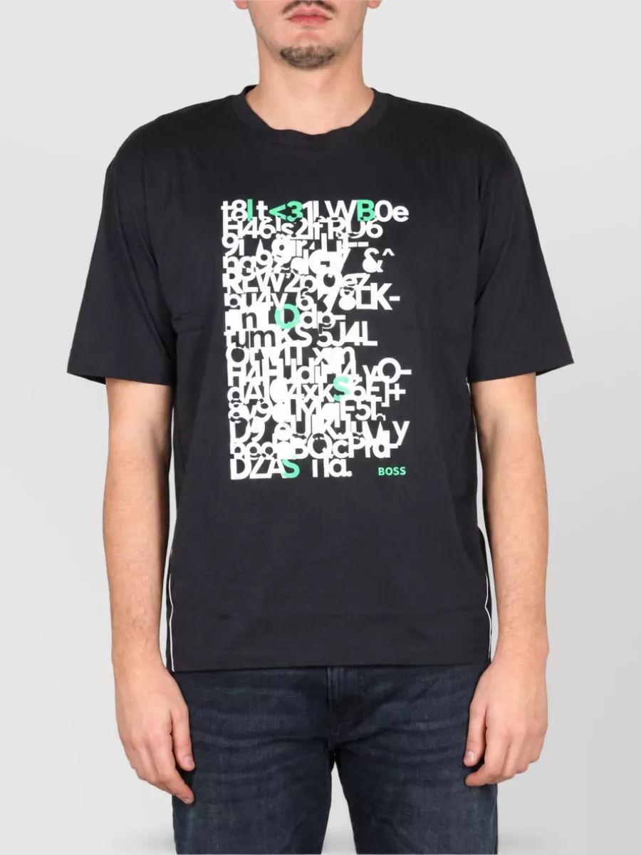 Boss Logo Print T-Shirt