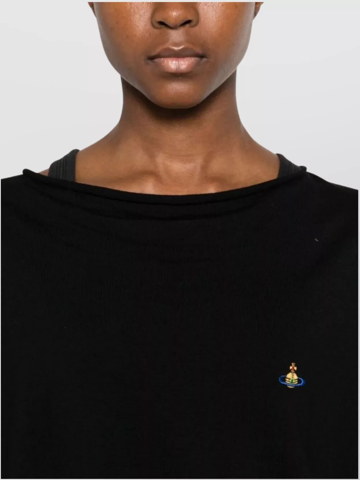 Vivienne Westwood Wool Sweater With V-Neck And Long Sleeves