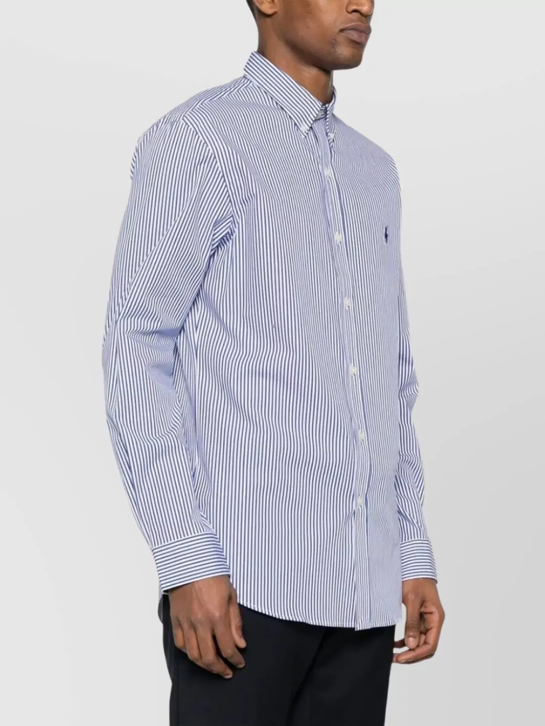 Ralph Lauren Long Sleeve Striped Button-Down Collar Shirt