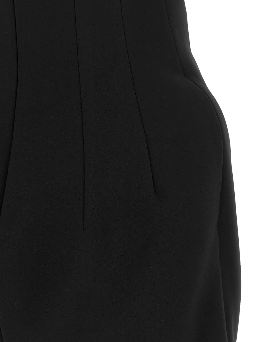 Elisabetta Franchi Crystal-Embellished Corset Evening Dress