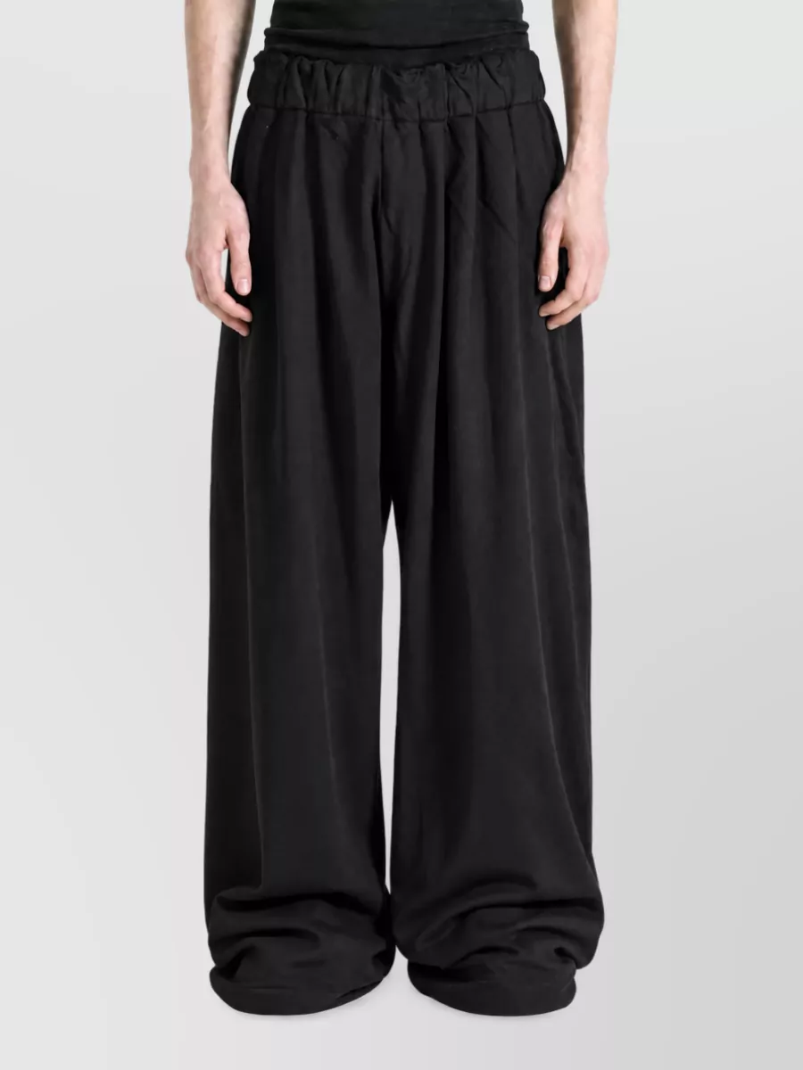 Dries Van Noten Cotton Wide-Leg Trousers