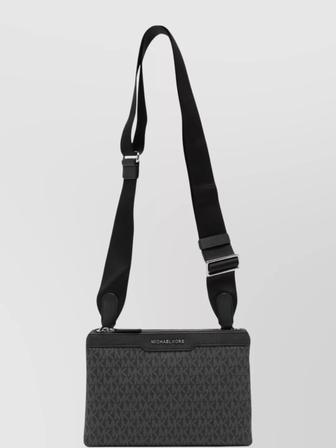 Michael Kors Logo Patterned Crossbody Bag Hudson