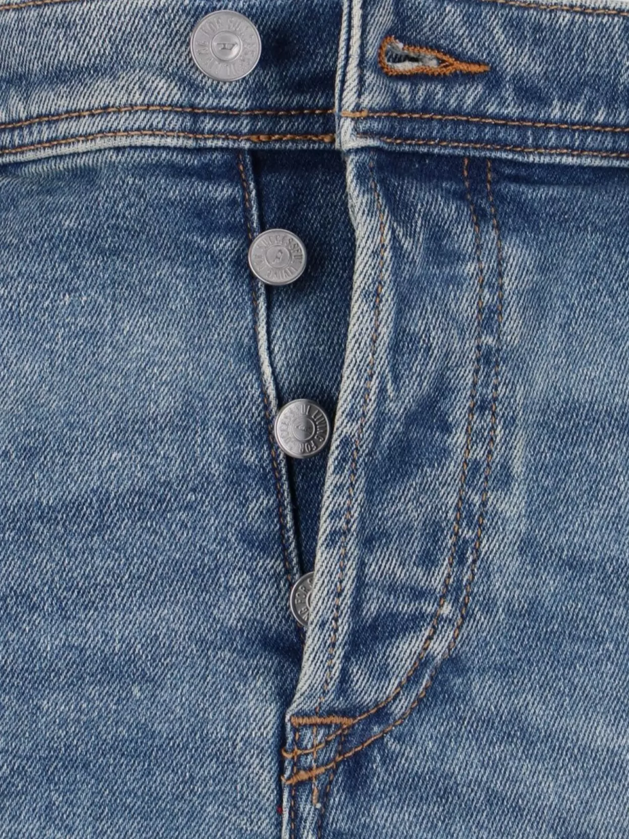Diesel Straight Leg Trousers Featuring Five-Pocket Design