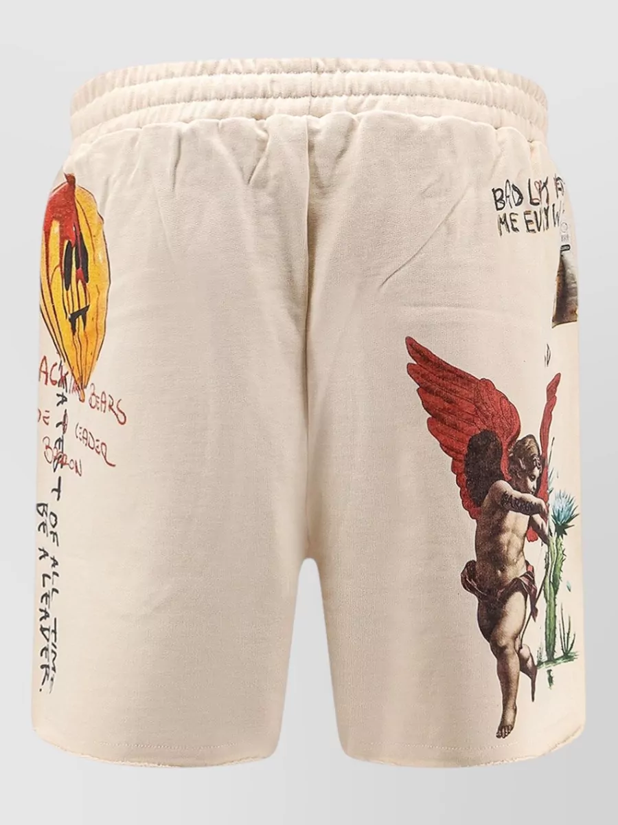 Barrow Printed Cotton Chino Shorts