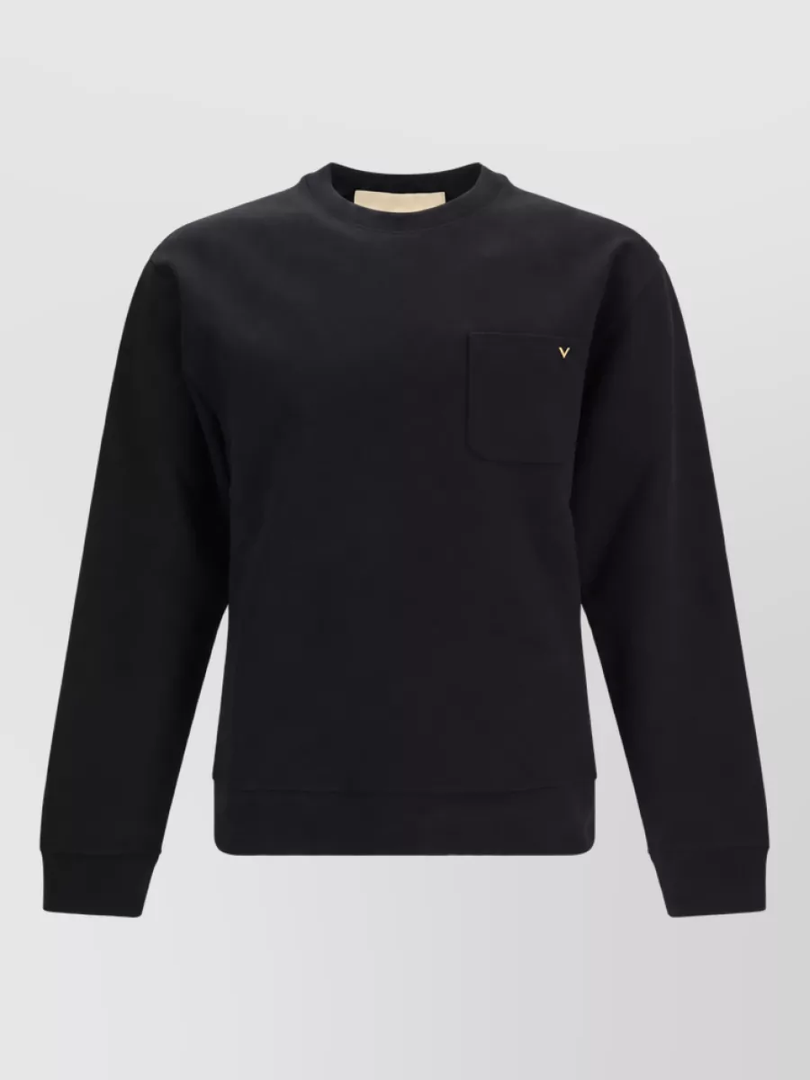 Valentino cotton crewneck sweatshirt
