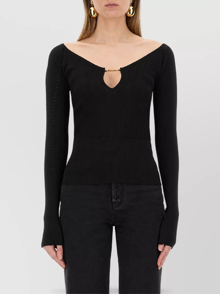 Jacquemus Fine-Knit Knitted Top