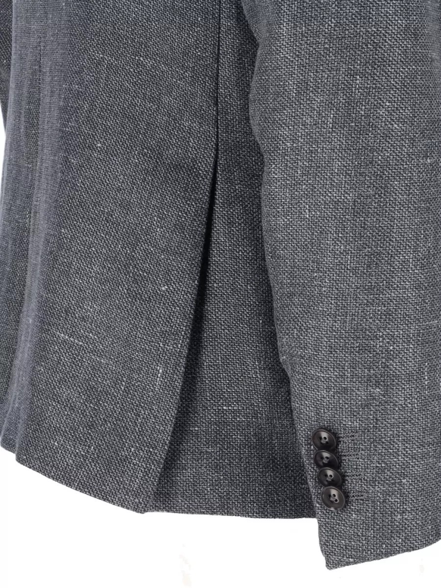 Zegna Linen Wool Single-Breasted Blazer