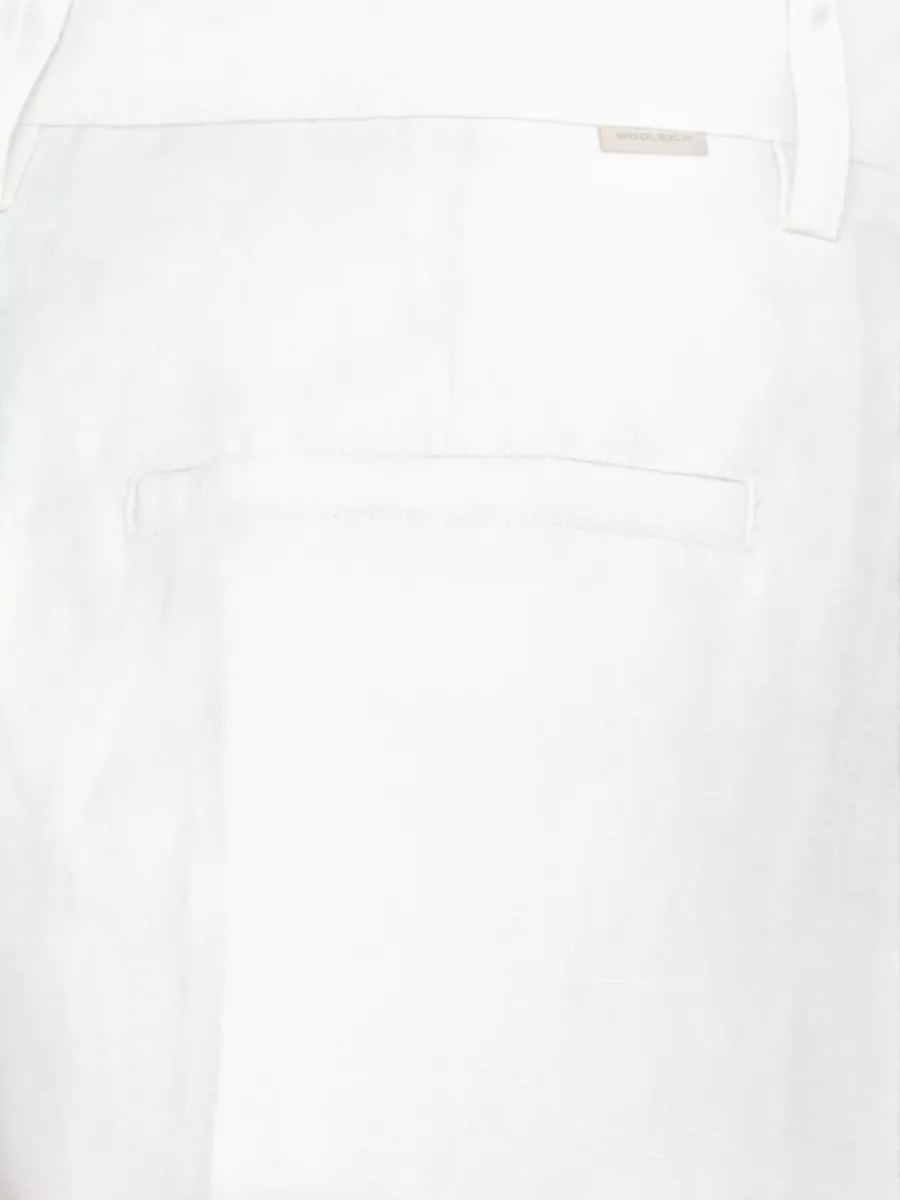 Woolrich Linen Blend Cropped Shorts