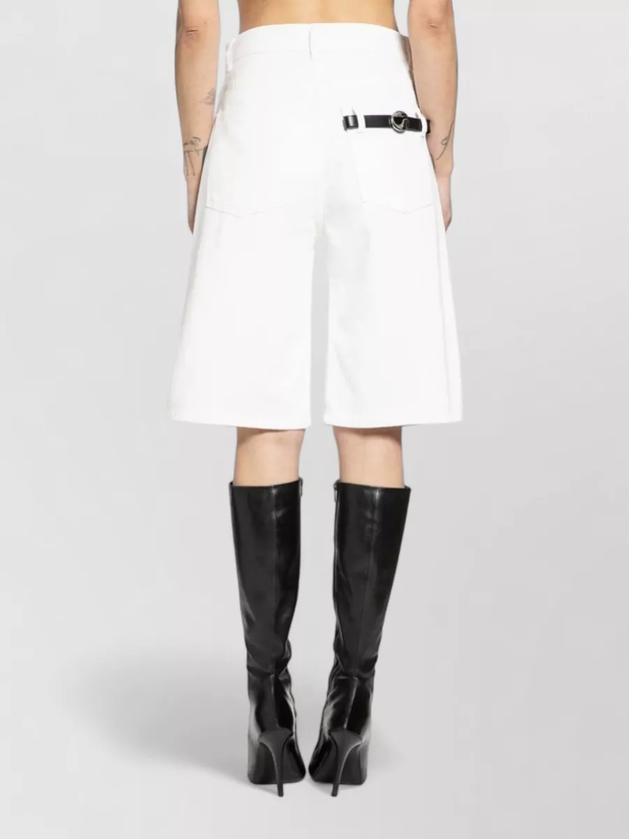 Coperni Wide-Leg Cotton Knee-Length Shorts