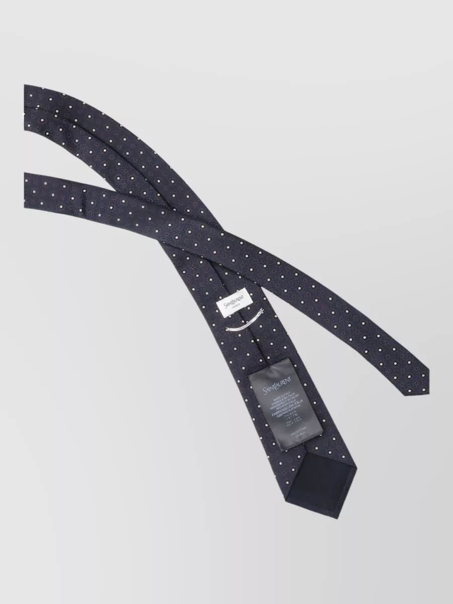Saint Laurent silk jacquard tie