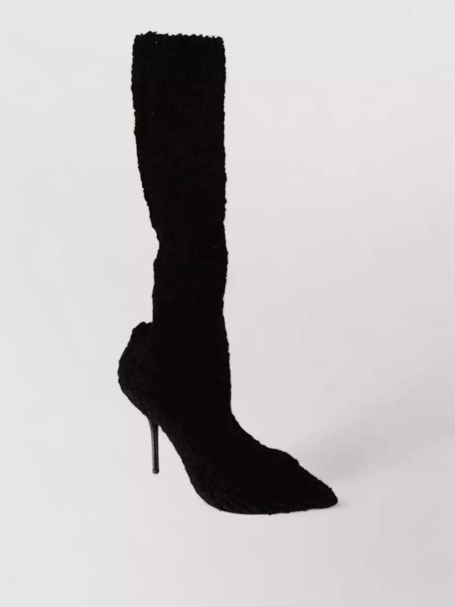 Dolce&Gabbana Shearling Knee-High Boots