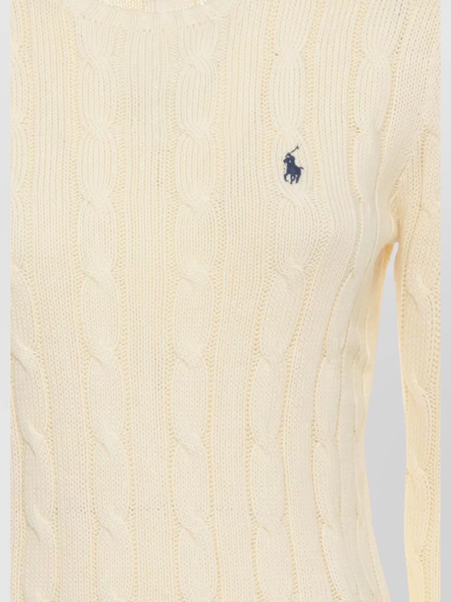 Ralph Lauren Cable-Knit Cotton Crewneck Jumper