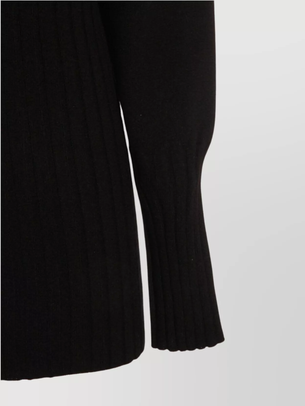 Malo Ribbed Cowl Neck Knitwear With Long Sleeves