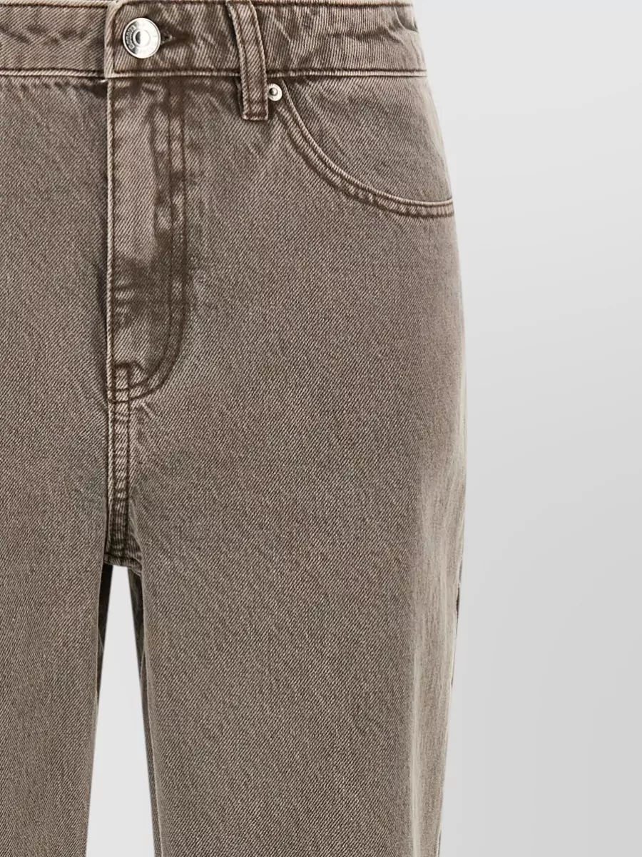 Rotate Birger Christensen Denim Straight-Leg Jeans