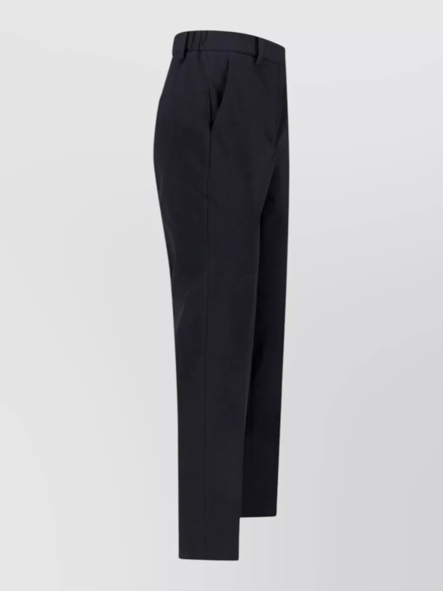 Incotex Silk Straight-Leg Tailored Trousers