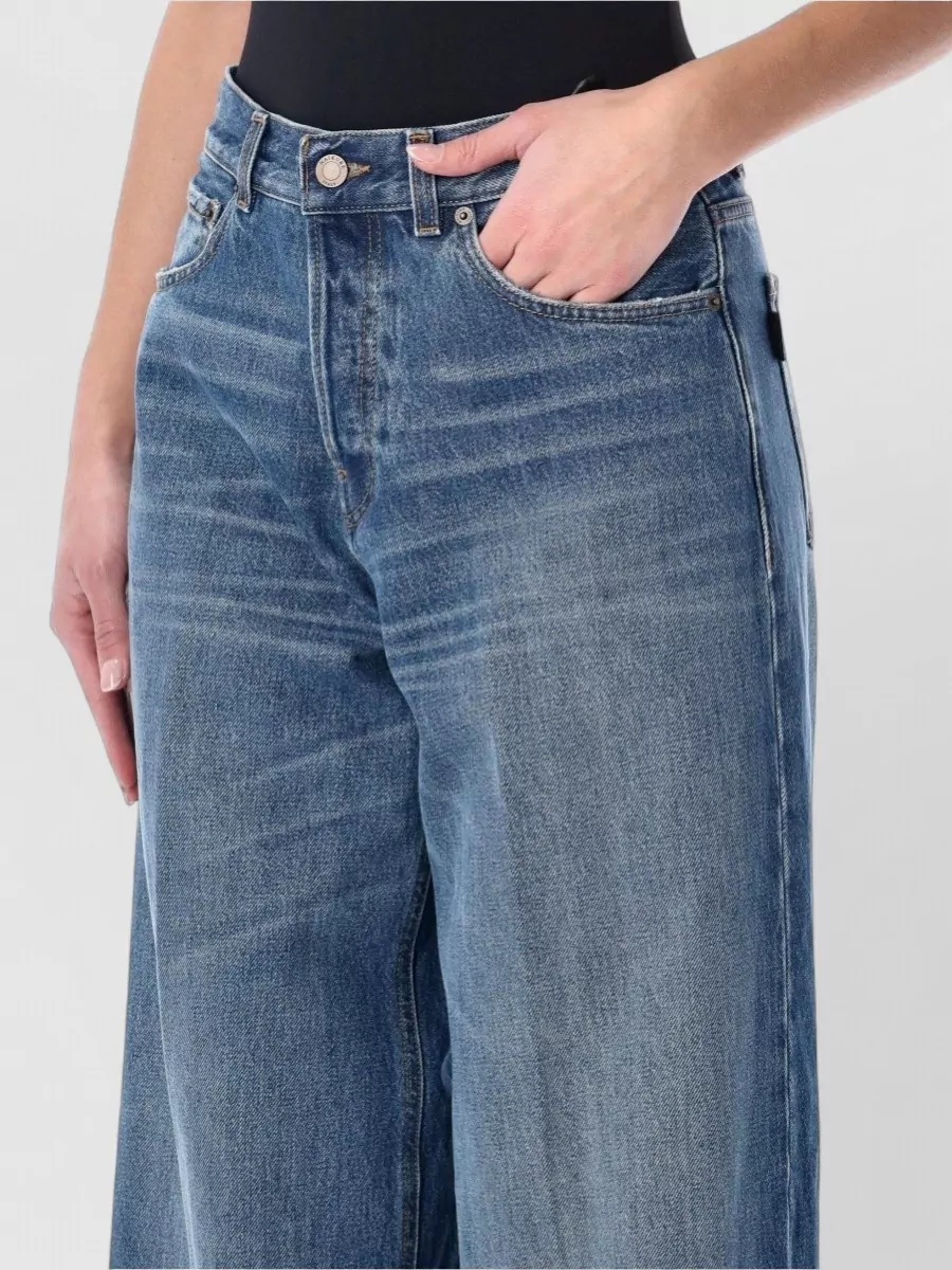 Haikure Bethany Trousers Belt Loops Wide Leg