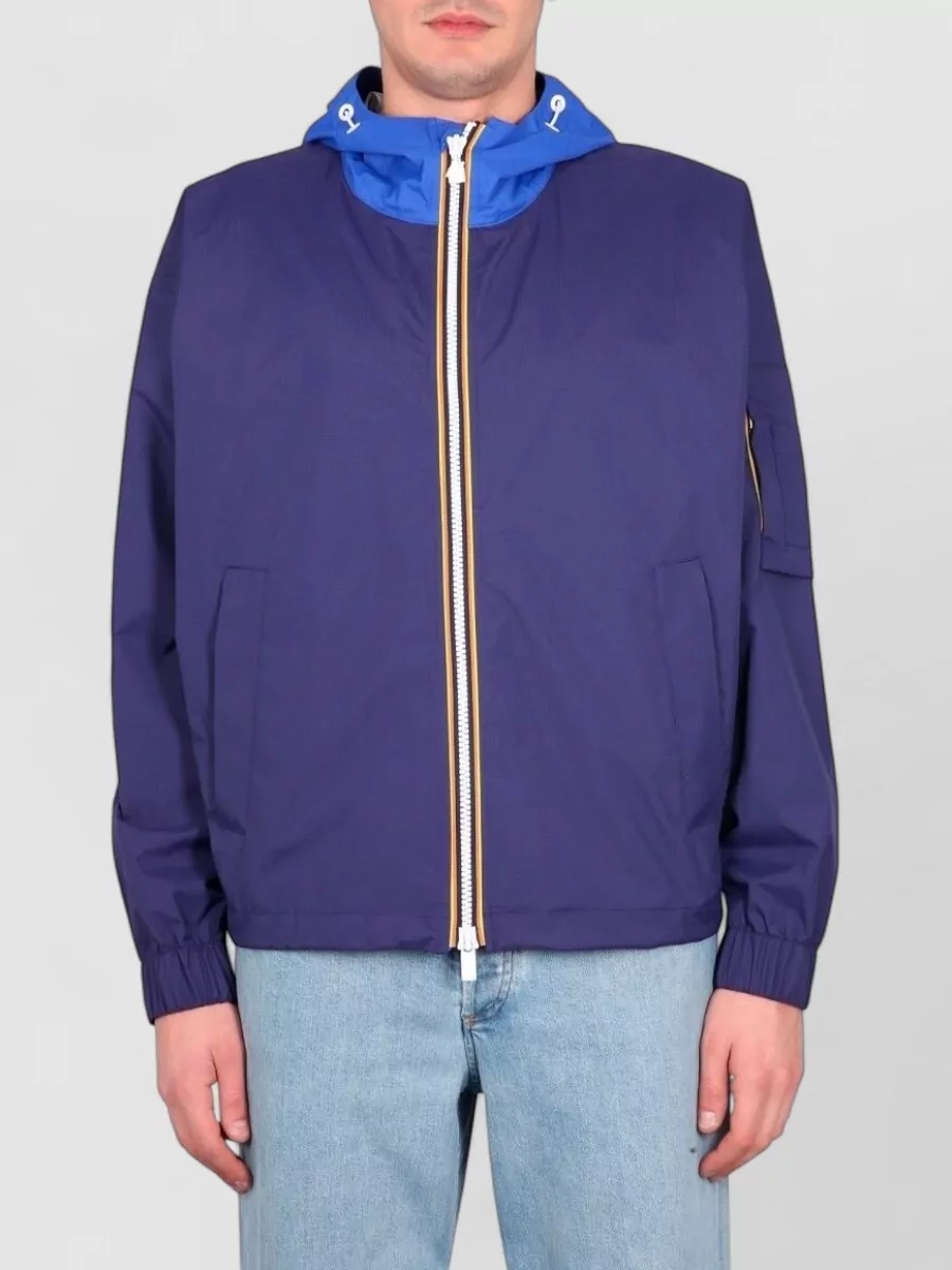 K-way Hooded bomber jacket