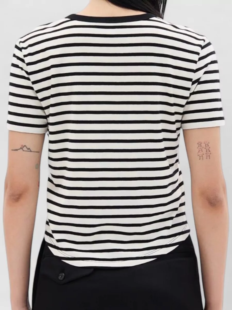 Ann Demeulemeester Striped Jersey T-Shirt