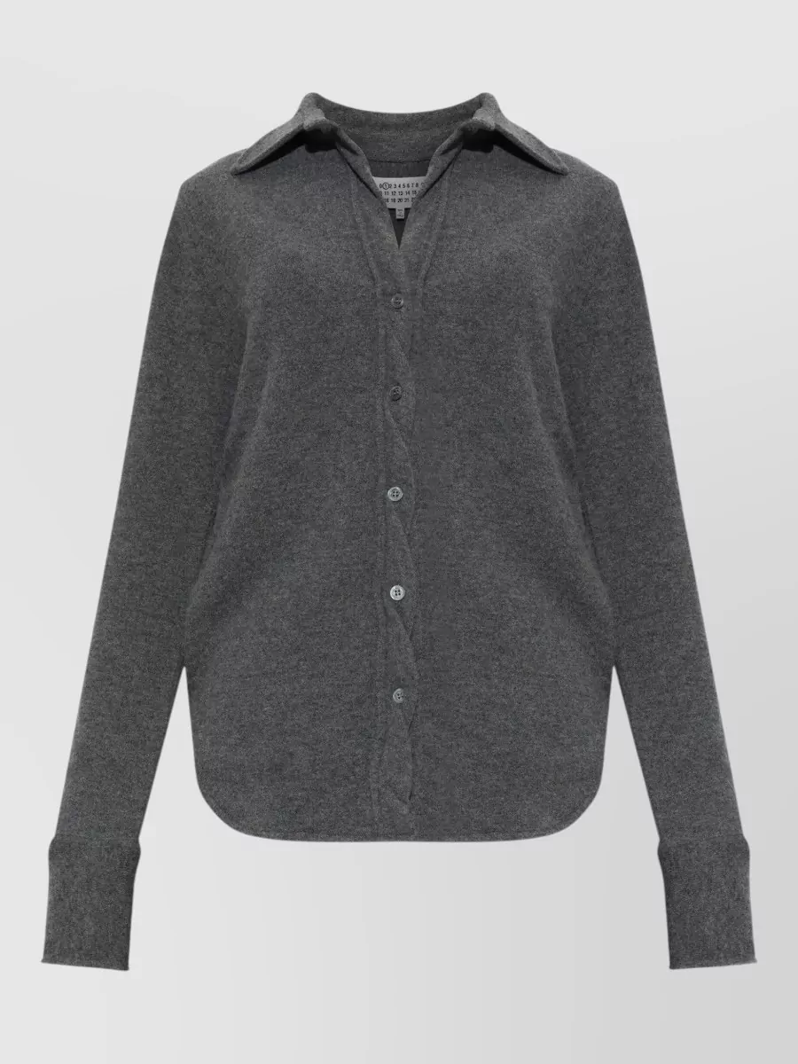 Maison Margiela wool long-sleeve shirt