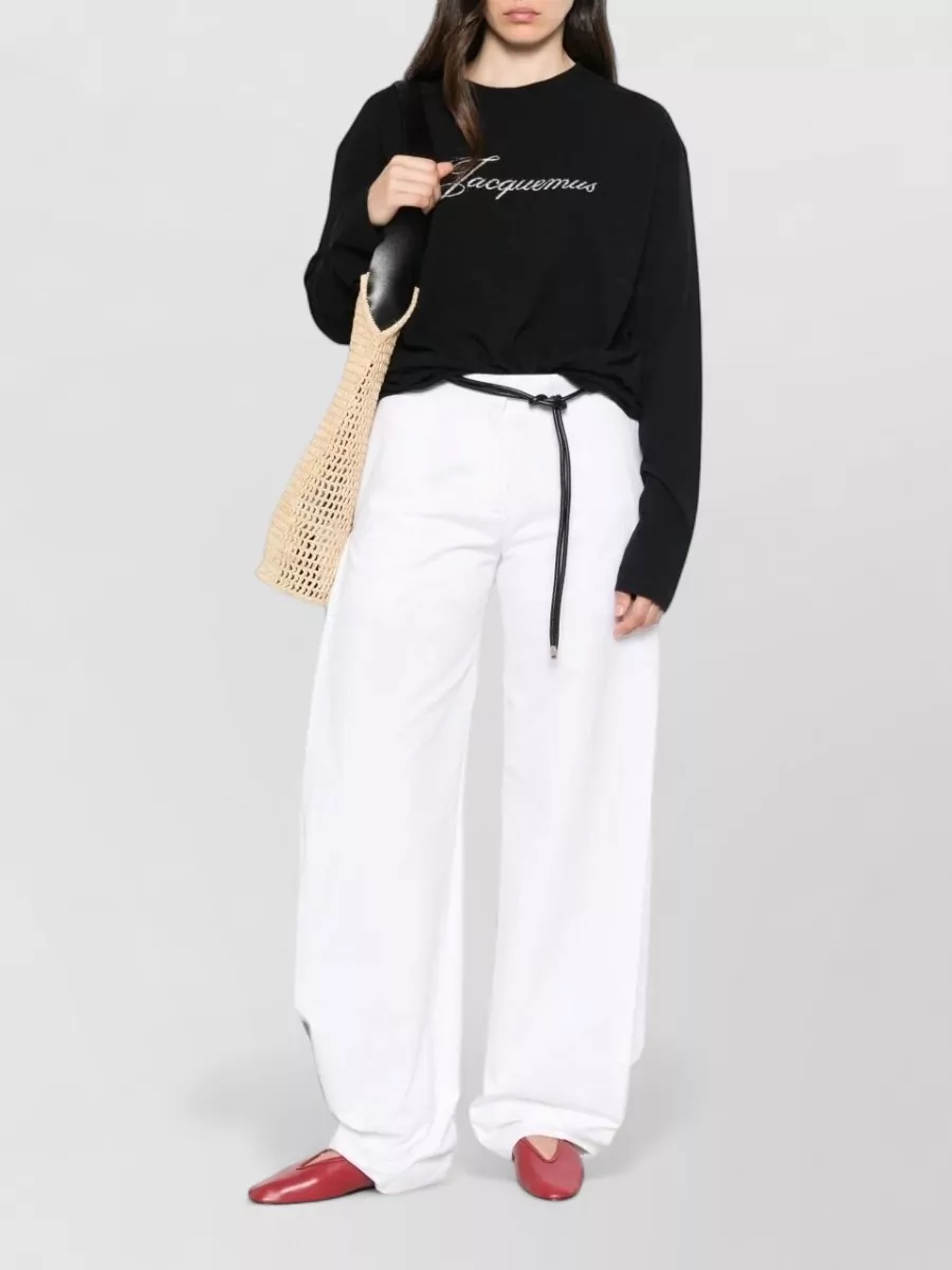 Jacquemus Logo Cotton Long-Sleeve T-Shirt
