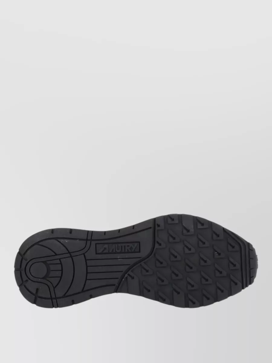 Autry Nylon And Leather Low-Top Sneakers