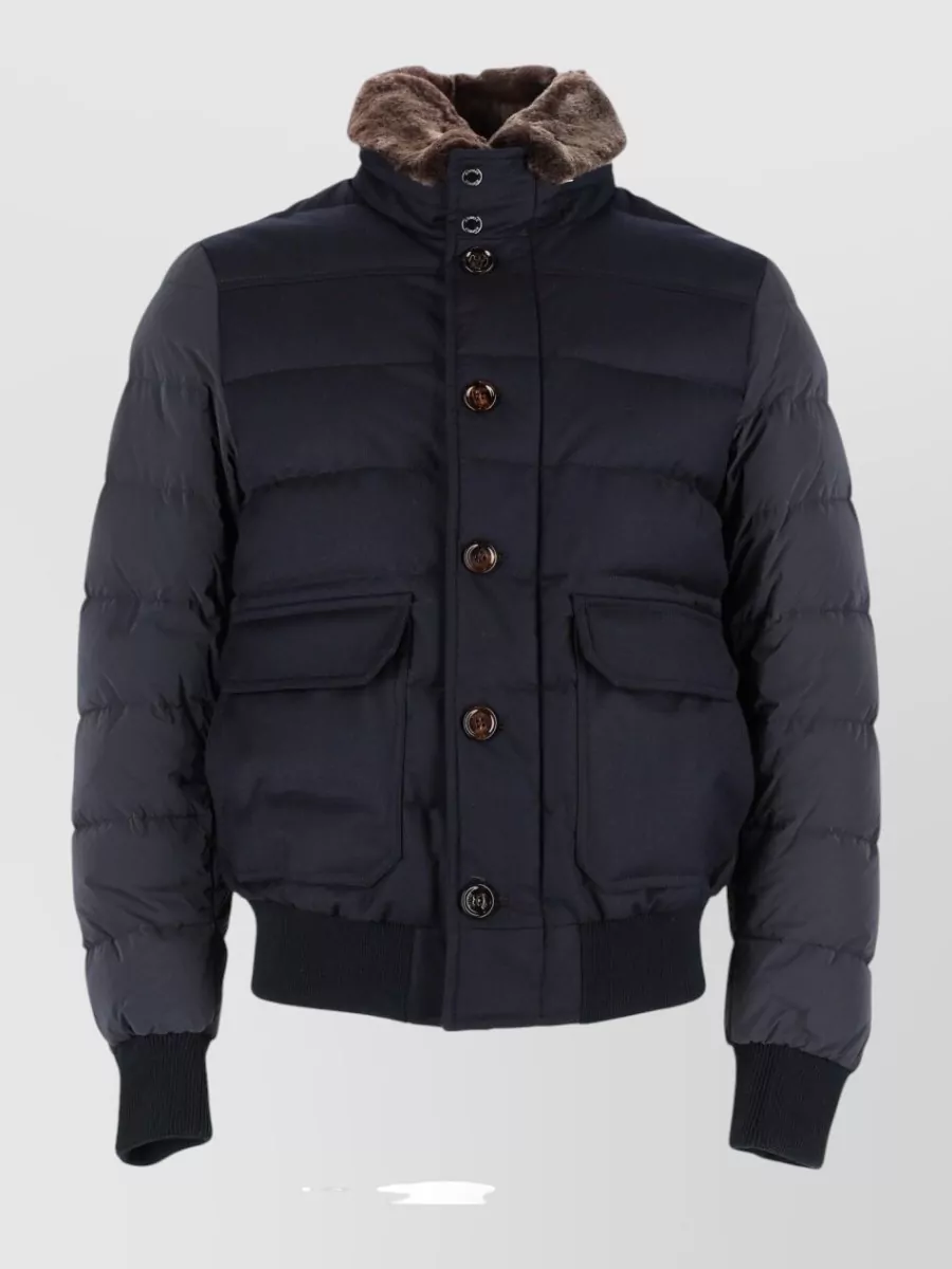 Moorer wool puffer jacket