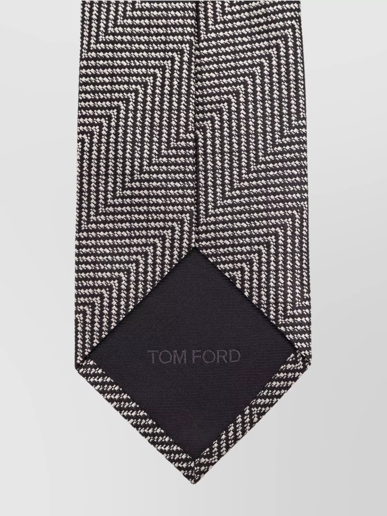 Tom Ford Geometric Chevron Pattern Neckwear