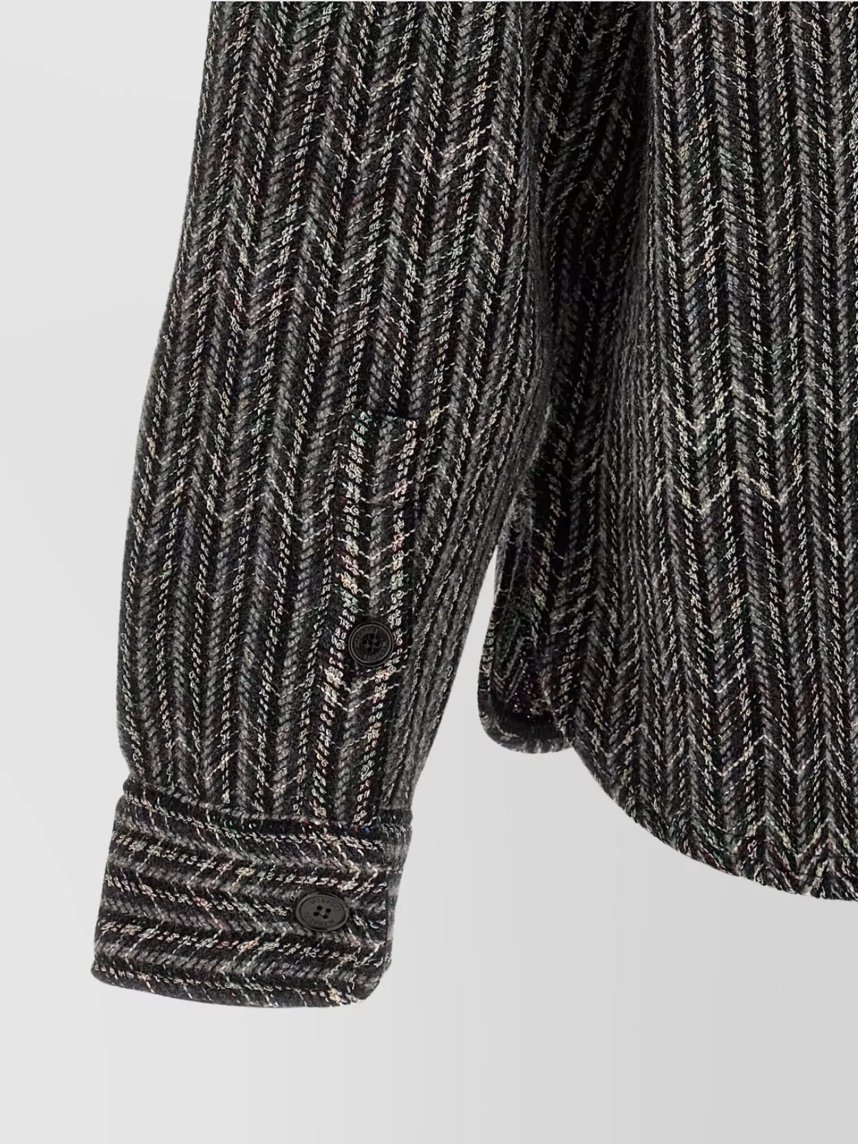 Missoni 'Chest Pockets Chevron Pattern Long Sleeves'