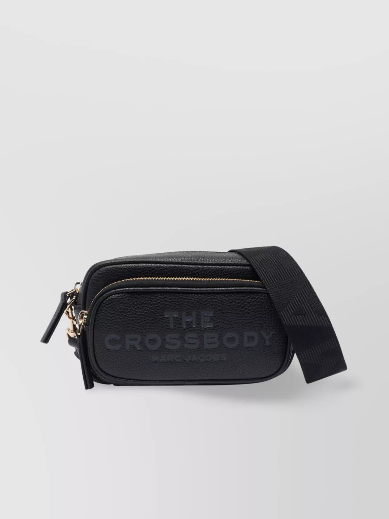 Marc Jacobs Textured Leather Crossbody Bag With Gold-tone Hardware