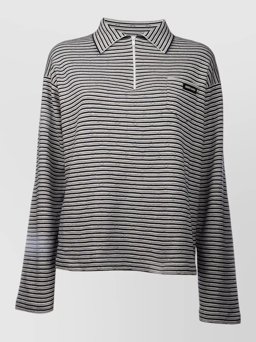 Miu Miu Cotton polo top