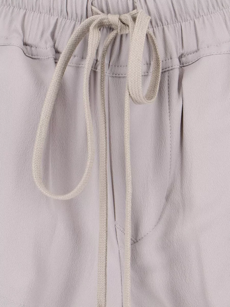 Rick Owens Silk Knee-Length Shorts