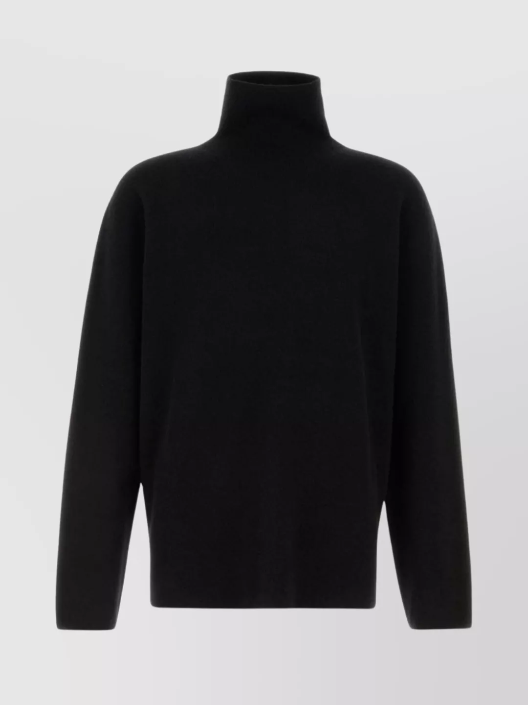 The Row Cashmere Heti Turtleneck Long Sleeve Sweater In Black