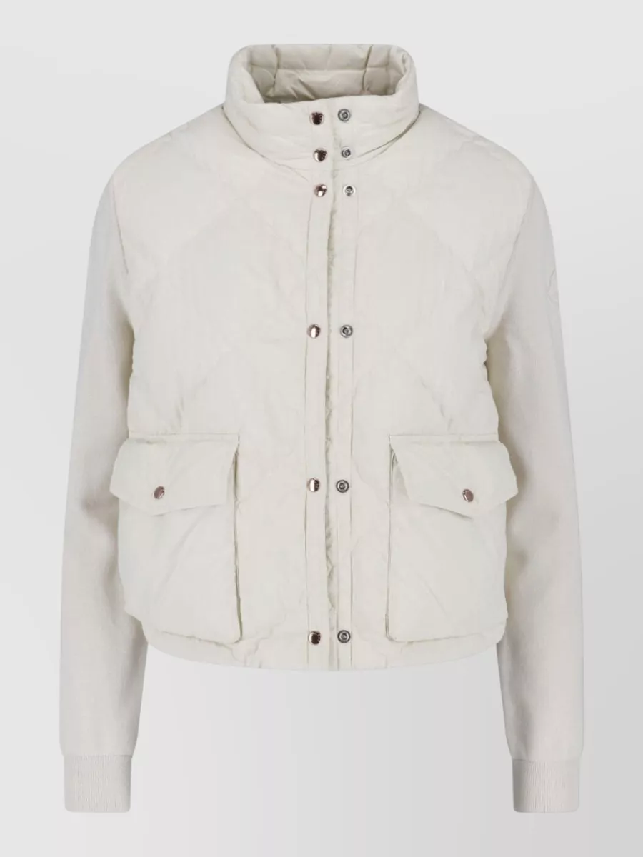 Moncler Quilted High Collar Puffer Jacket