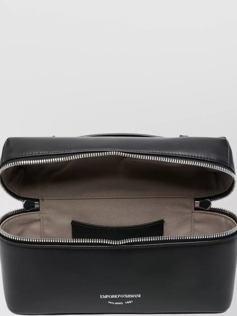 Emporio Armani Leather Clutch Bag