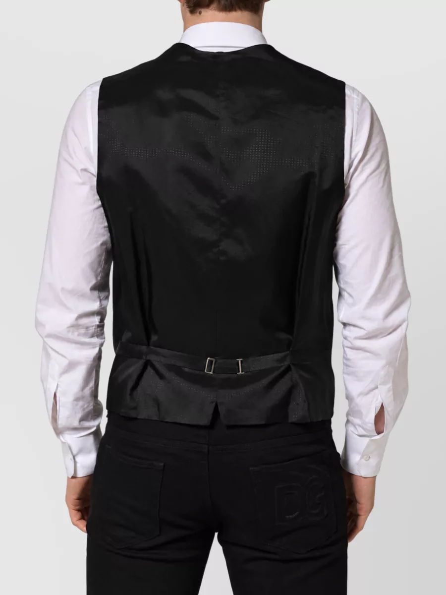 Dolce&Gabbana Wool Single Breasted Waistcoat
