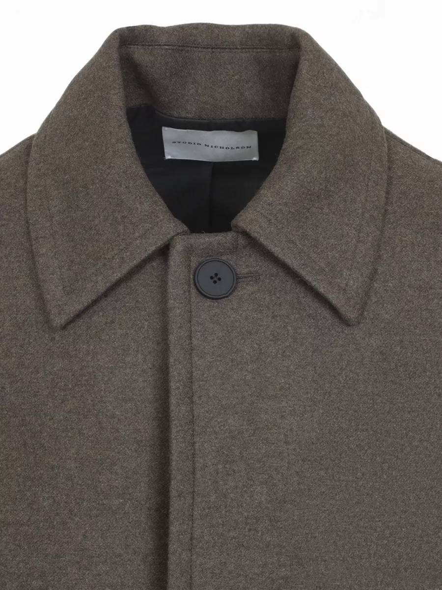 Studio Nicholson Wool Long Relaxed-Fit Overcoat