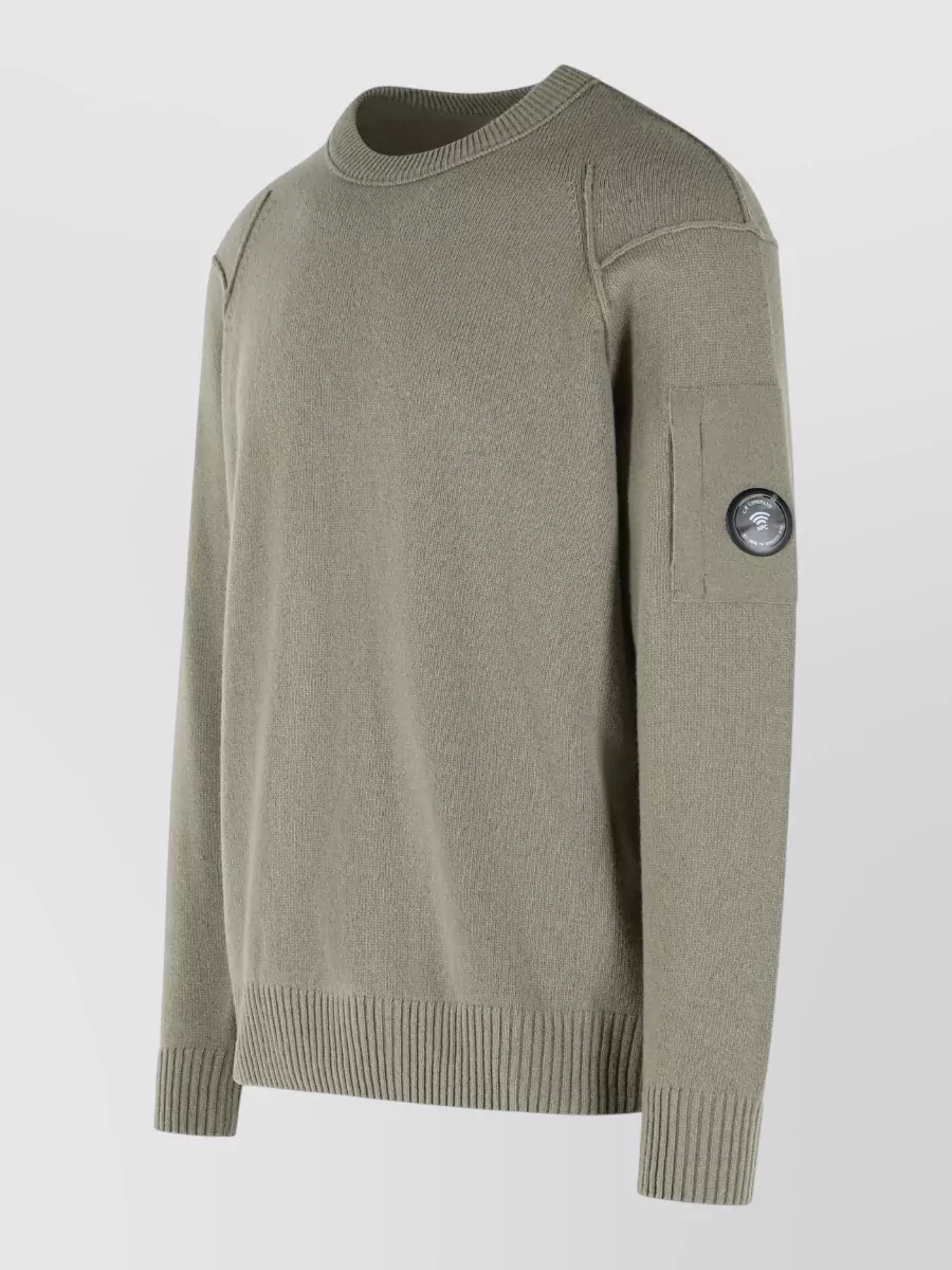 C.p. Company Merino Wool Regular-Fit Crew-Neck Sweater