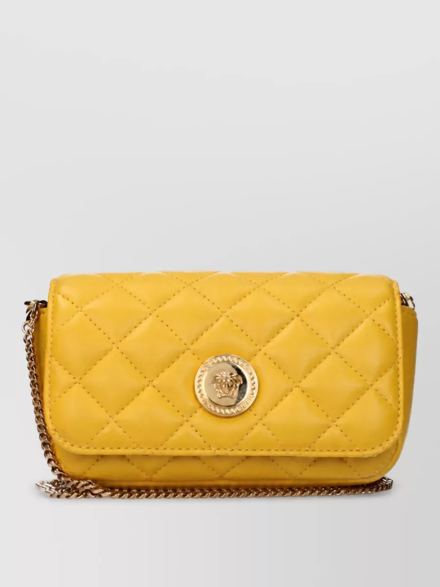 Versace leather clutch bag