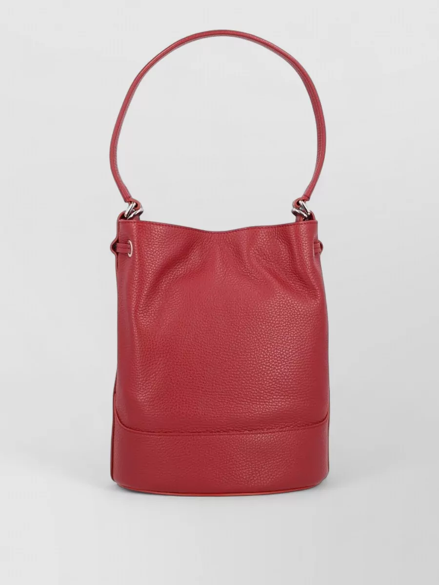 Zanellato Bucket Shoulder Bag Metal Hardware In Pink