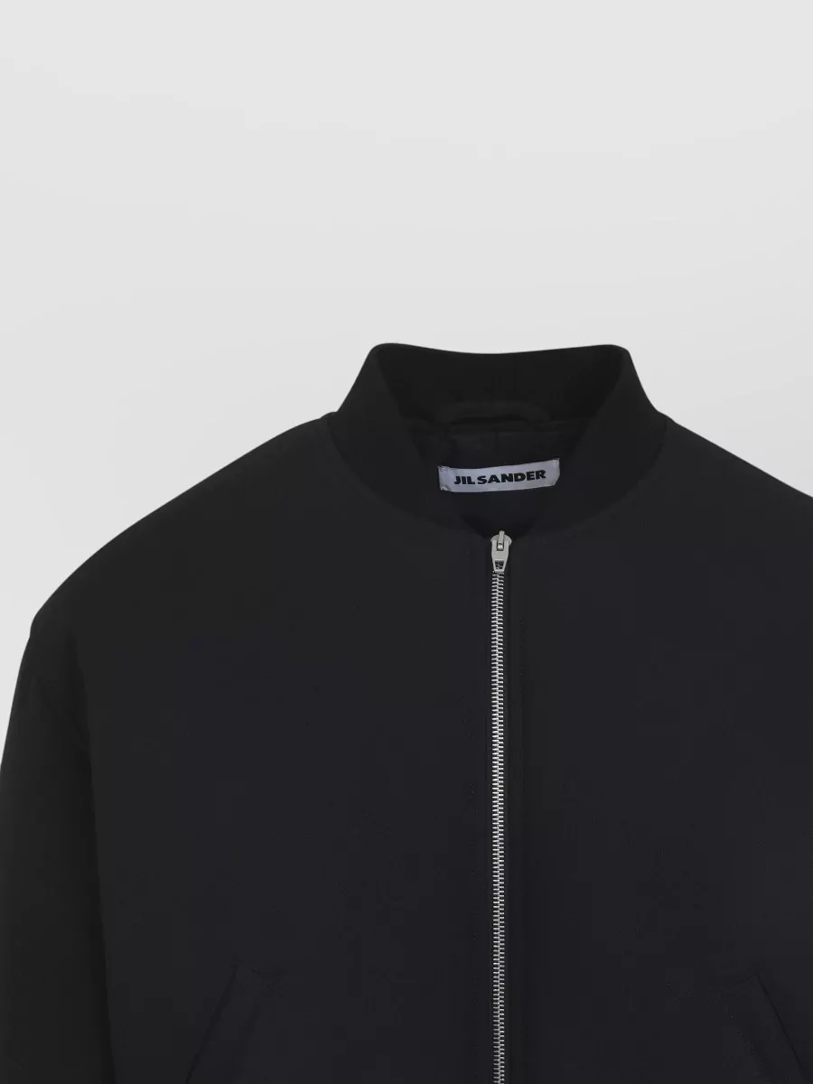 Jil Sander Cropped Bomber Jacket