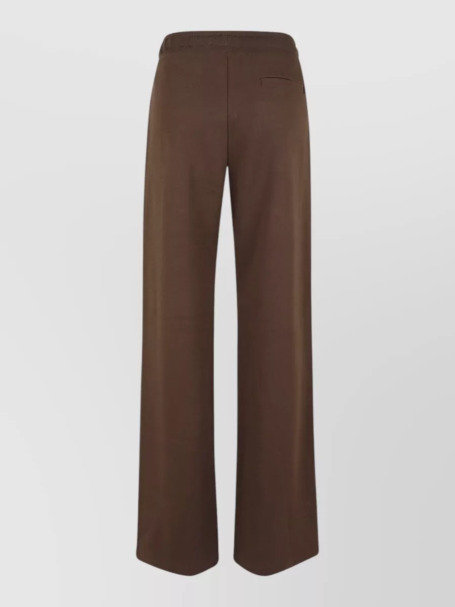 S Max Mara Wide-Leg Jersey Track Pants