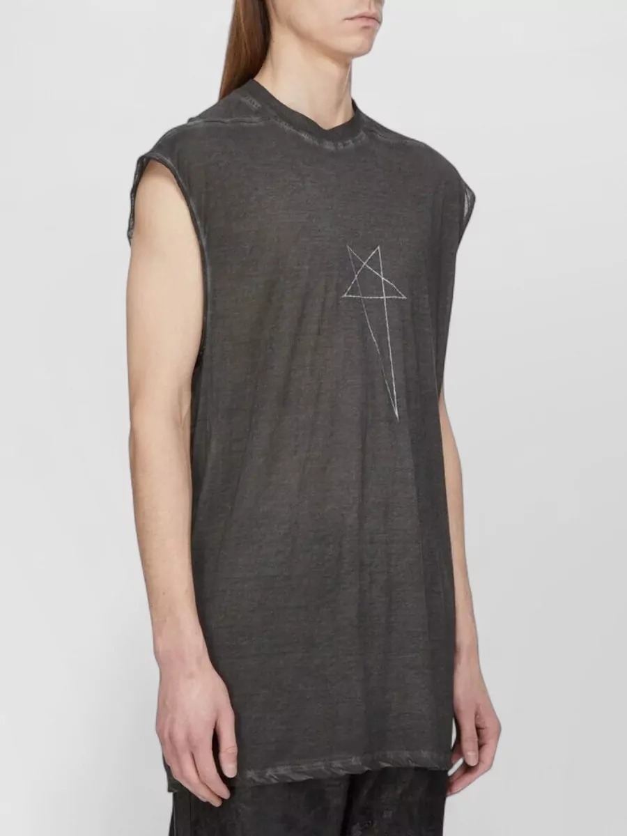 Rick Owens Drkshdw Cotton Oversized Printed T-Shirt