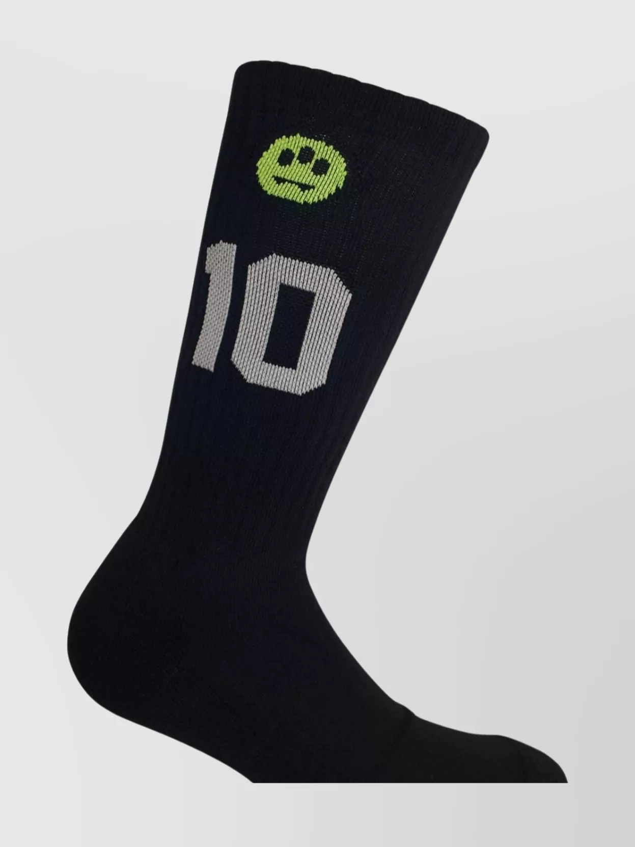 Barrow Unisex Smiley Face Ribbed Cuff Socks