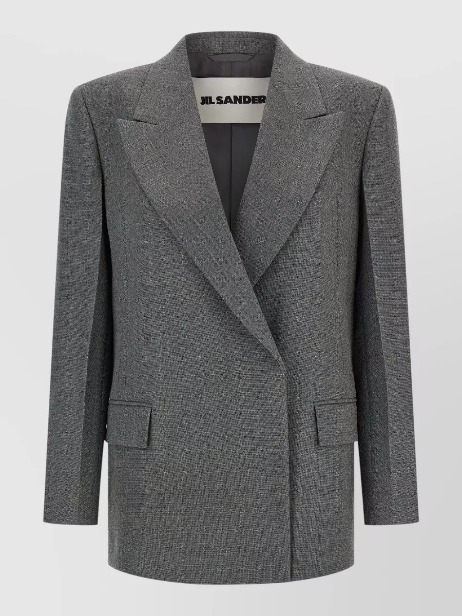 Jil Sander wool double-breasted blazer