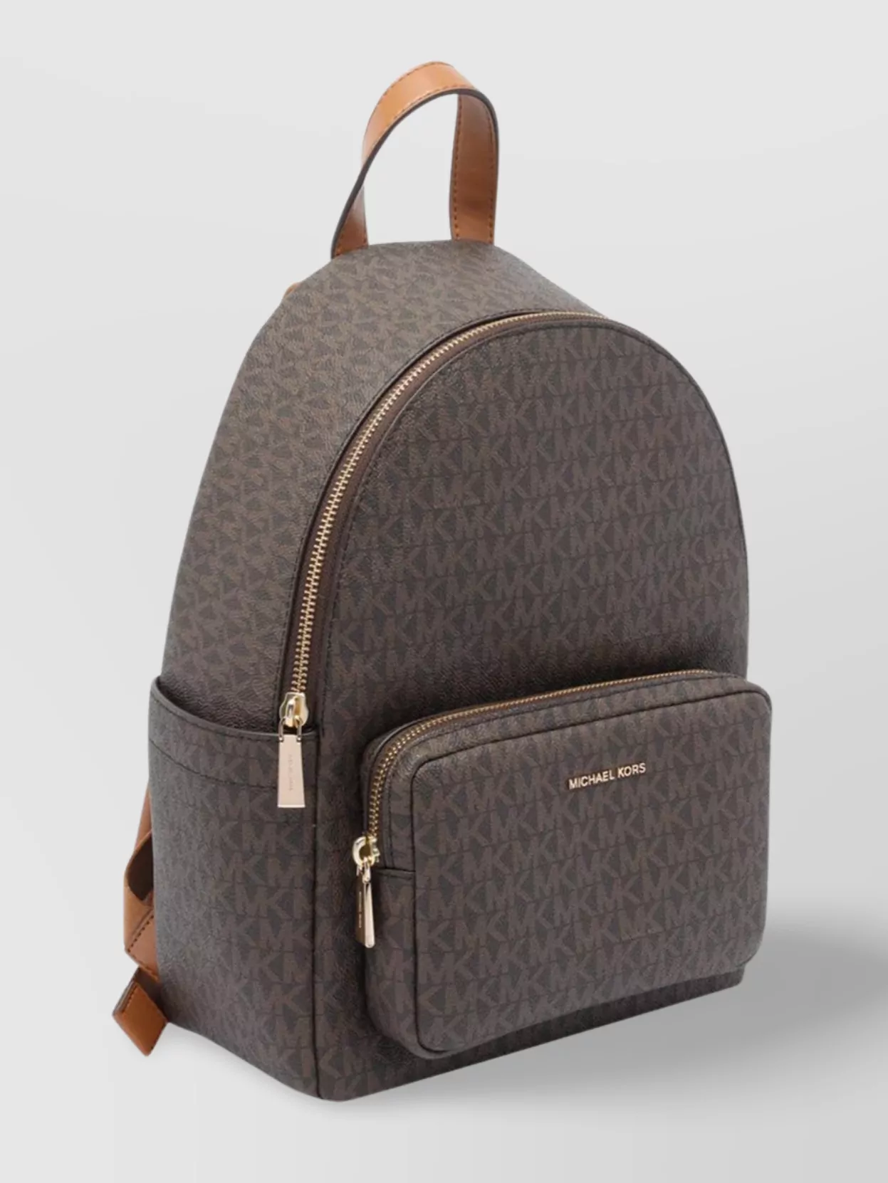 Michael Kors Backpack With Adjustable Straps And Front Zip Pocket
