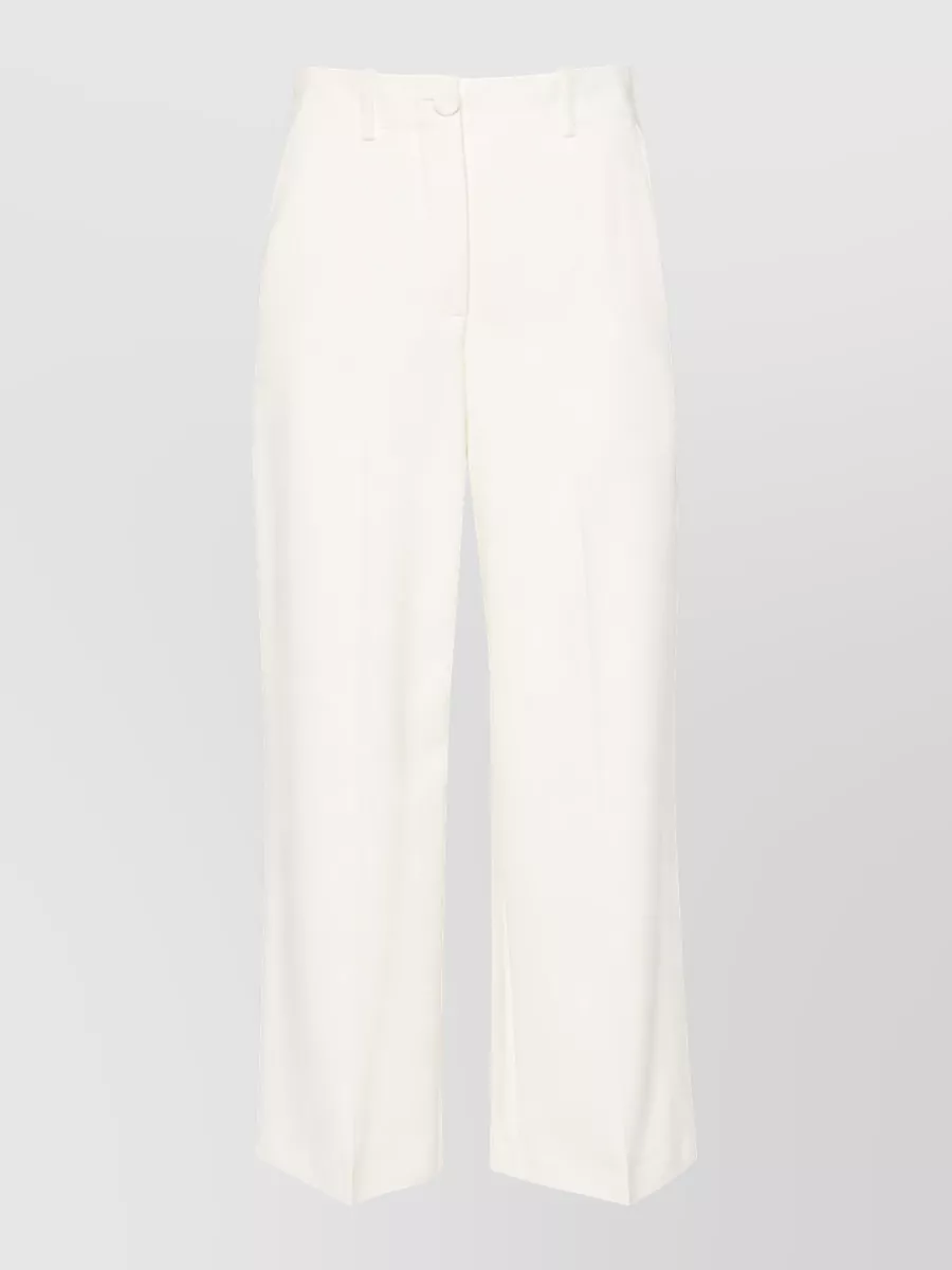 Erika Cavallini cady cropped wide-leg trousers