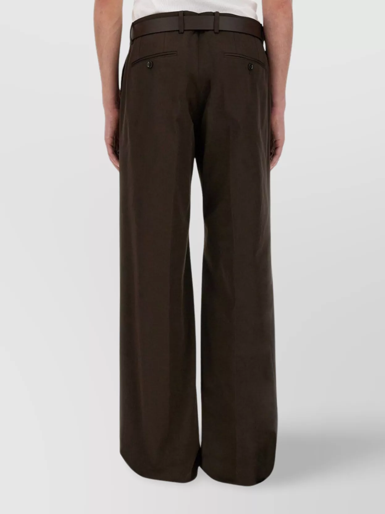 Dolce&Gabbana Belt Loop Straight Leg Trousers