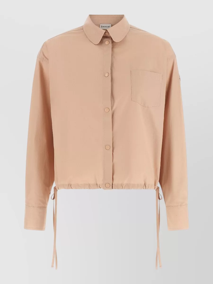 Moncler Cotton cropped shirt
