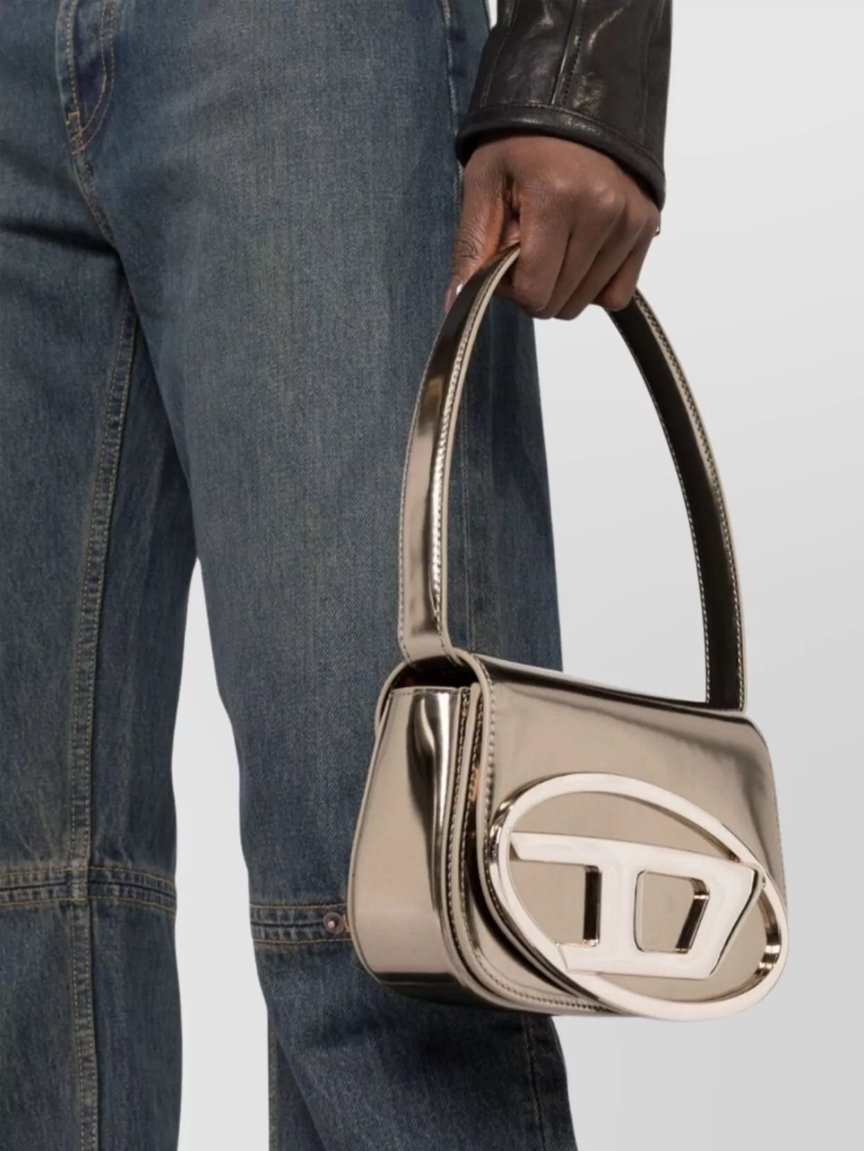 Diesel 1Dr Leather Shoulder Bag