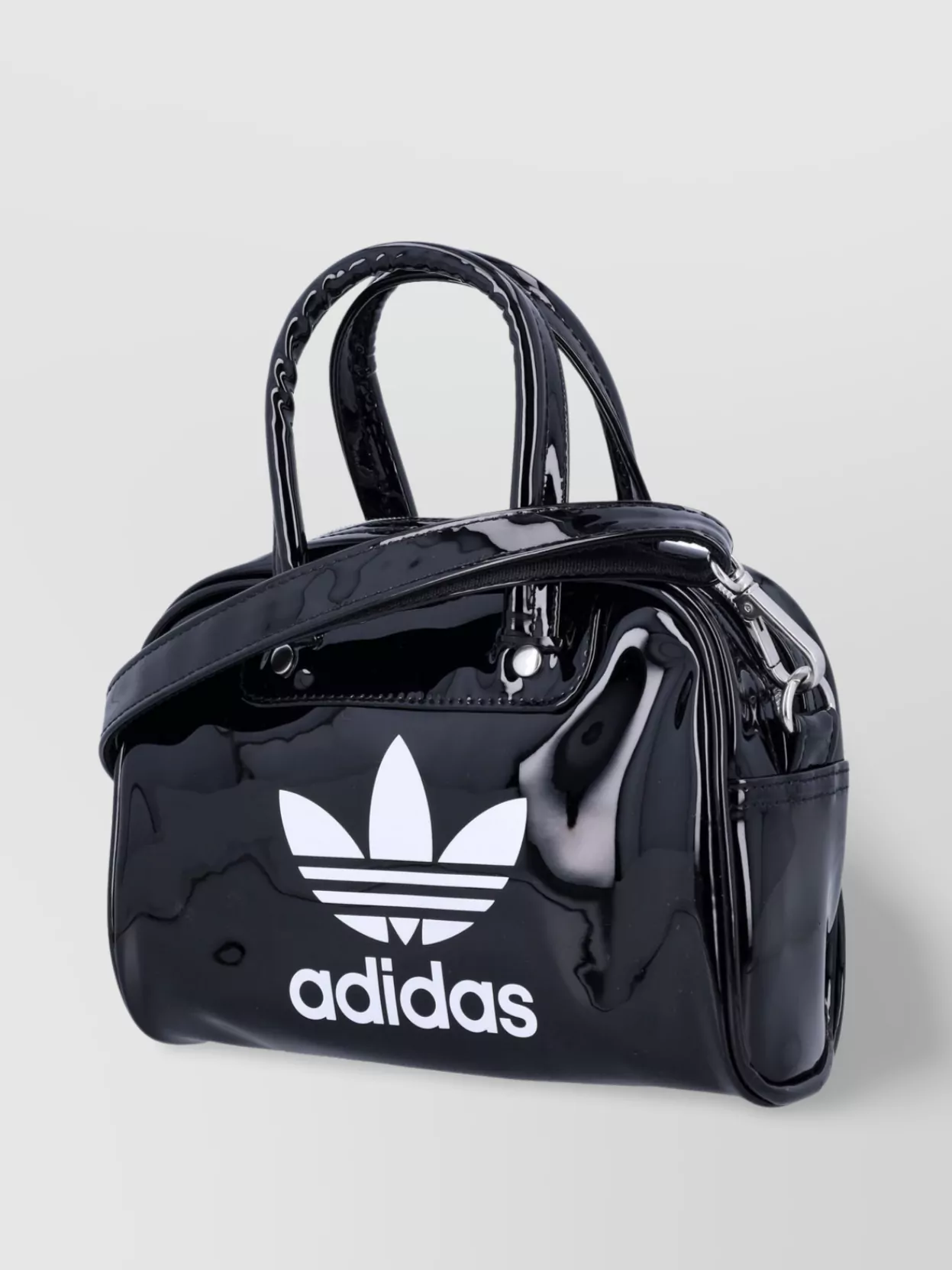 Adidas Originals Glossy Finish Mini Bowling Bag With Top Handles